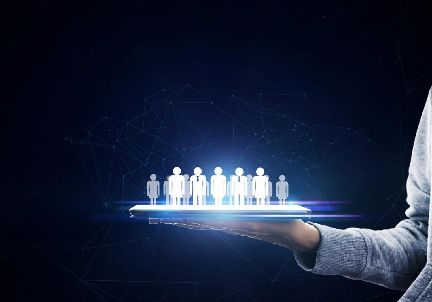 Illustration of a recruitment talent pool for UAE hiring